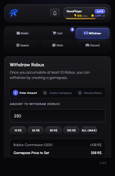Withdraw Balance